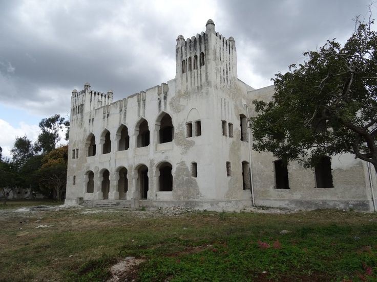 Old Boma heritage building with arched verandas